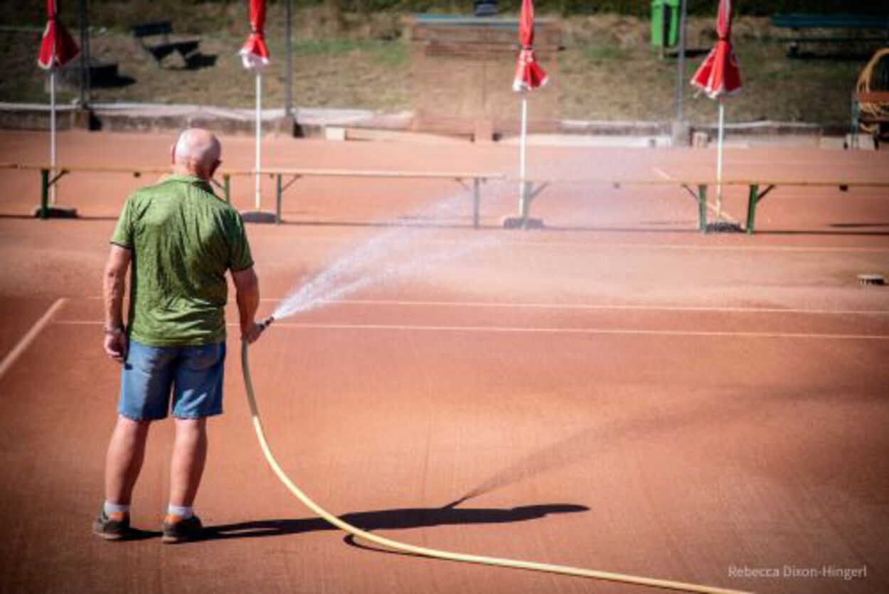 Sanierung Tennisplätze 1-4 und Entscheidungsfindung Belag